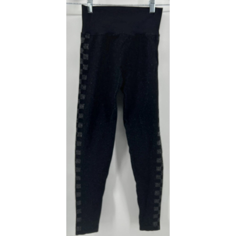 Y2K Checkered Side Seamless High Waist Pink Victoria Secret Leggings XS Sporty
